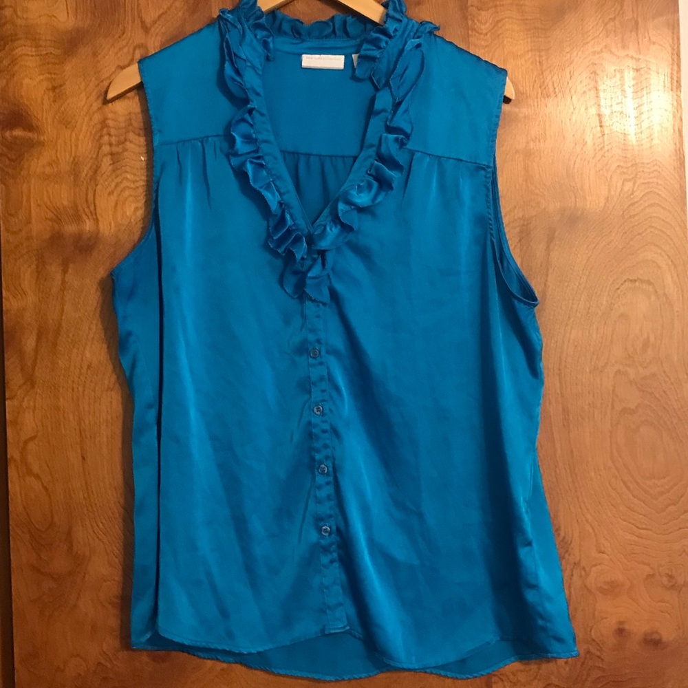New York & Co. Ruffle Blouse.